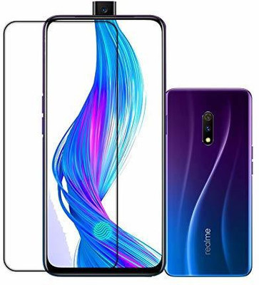BRENZZ Edge To Edge Tempered Glass for Realme X(Pack of 1)