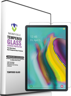 MOBIVIILE Edge To Edge Tempered Glass for Samsung Galaxy Tab S5E 10.5 inch(Pack of 1)