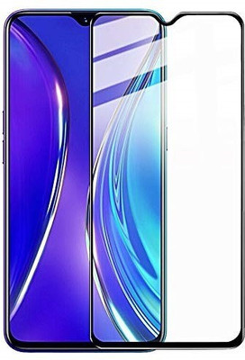 BRENZZ Edge To Edge Tempered Glass for Realme C3(Pack of 1)