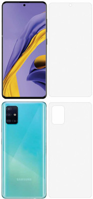 ELEF Front and Back Tempered Glass for Samsung Galaxy A71(Pack of 2)