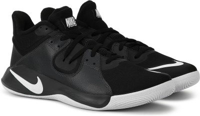 Nike FlyBy Mid Basketball Shoes For MenBlack