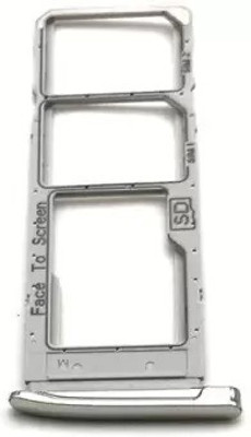 Docile Sim Card Tray(Compatible With MOTOROLA MOTO G7 : SILVER)