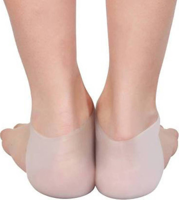 ZIORK ANTI CRACK HEEL SOCKS GEL PAD Heel Support (Beige) Heel Support(Beige)