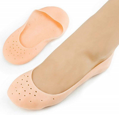 Onlinch Anti Crack Full Length Silicon Foot Protector Moisturizing Socks Gel pad Heel Support