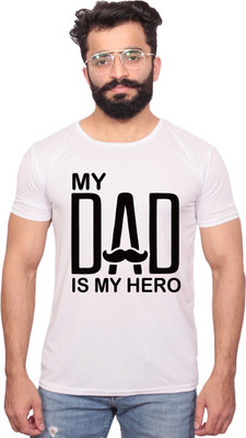 NITYANAND CREATIONS Graphic Print Men Round Neck White T-Shirt