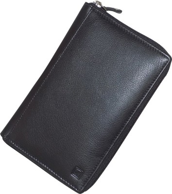 Style 98 Premium Quality Leather Travel Document Holder/Passport Holder for Men & Women  (Black)…(Black)