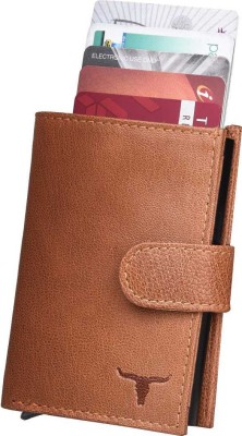 URBAN FOREST Men Brown Genuine Leather Card Holder(5 Card Slots)