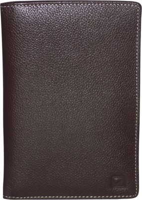 Style 98 Men Brown Genuine Leather Card Holder(5 Card Slots)