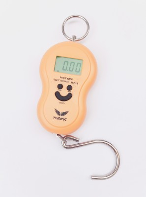 ritu creation Orange Hanging Digital Pocket Smiley Travel Luggage Weighing Scale (Orange) Weighing Scale(Yellow)