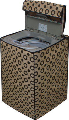 LITHARA Top Loading Washing Machine  Cover(Width: 66.04 cm, Beige, Black)
