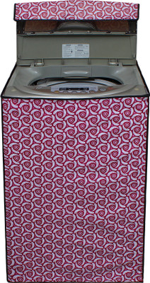 LITHARA Top Loading Washing Machine  Cover(Width: 58.42 cm, Pink)