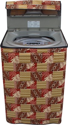 LITHARA Top Loading Washing Machine  Cover(Width: 60.96 cm, Yellow, Maroon)