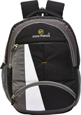 Good Friend College School Laptop Lightweight Water Resistant Business Backpack 35 L Laptop Backpack(Black)