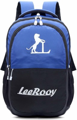 LeeRooy MN BG16 black 17.5inch B type 24 ltr Bag for mordern colledge boys and girls 4.5 L Laptop Backpack(Blue, Black)