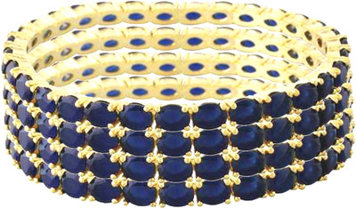 JDX Metal Bangle Set(Pack of 4)