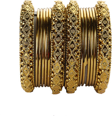 JDX Metal Gold-plated Bangle Set