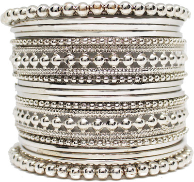 JSD Alloy Gold-plated Bangle Set(Pack of 15)