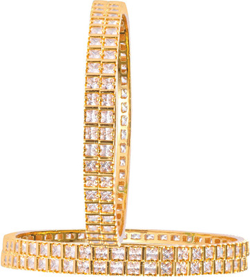JDX Alloy Gold-plated Bangle Set(Pack of 4)