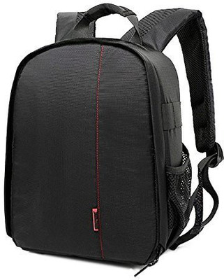 World Look DSLR SLR Camera Lens Shoulder Backpack Case for Canon Nikon Sigma Olympus Camera Bag (Orange) Camera Bag(Black)