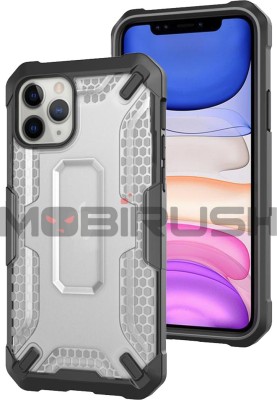 MOBIRUSH Back Cover for iPhone 11 Pro Max 6.5 Inch(Transparent, Grip Case, Pack of: 1)