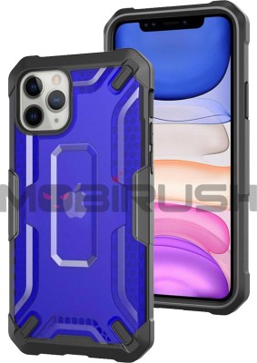 MOBIRUSH Back Cover for iPhone 11 Pro Max 6.5 Inch(Blue, Grip Case, Pack of: 1)