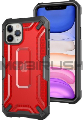 MOBIRUSH Back Cover for iPhone 11 Pro Max 6.5 Inch(Red, Grip Case, Pack of: 1)