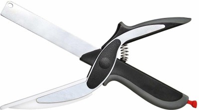 Nexshop ™ Clever Cutter Kitchen Knife Food Chopper Smart Cutter Scissor Knife Multi Vegetable & Fruit Slicer(1 Clever Cutter)