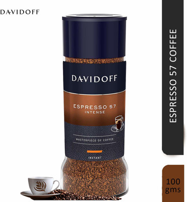 Davidoff Café Espresso 57 Intense Instant Coffee Jar, 100 g Instant Coffee(100 g)