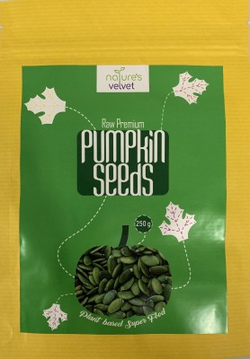 nature's velvet Pumpkin Seeds, Raw and Premium, 250g - Pack of 1 Pumpkin Seeds(250 g)