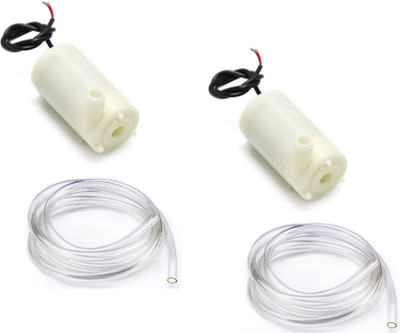 Creative Technologies 2 pcs Micro DC 3-6V Micro Submersible Mini Water Pump for Fountain Garden (DIY Project) Electronic Components Electronic Hobby Kit