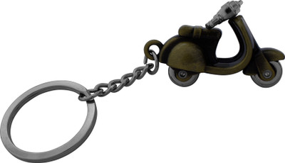 Gehna by RTS Stylish and Cool 'Scooter' Green keychain (1334) Key Chain