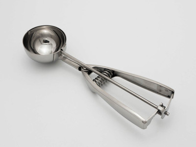 ADDEYHUB Stainless Steel Ice Cream Scoop Multi Use Food Spoon (Silver) Stainless Steel Ice-cream Spoon(Pack of 1)
