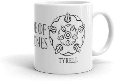 Gift4You Game of thrones logo Printed Coffee And Tea Cup Gift for Friend, Gift for Brother, Gift For Game Lover(SF113 Ceramic Coffee Mug(330 ml)