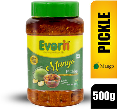 Everin Homemade Tasty Tangy and Ticklish Mango Pickle(500 g)