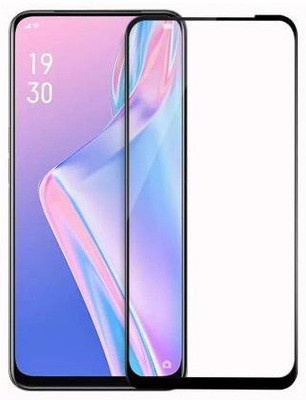 XRENGTH Edge To Edge Tempered Glass for Oppo Reno2 F(Pack of 1)