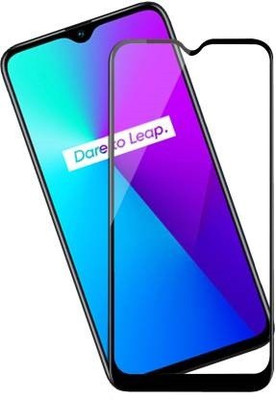 LIKEDESIGN Edge To Edge Tempered Glass for REALME 5(Pack of 1)