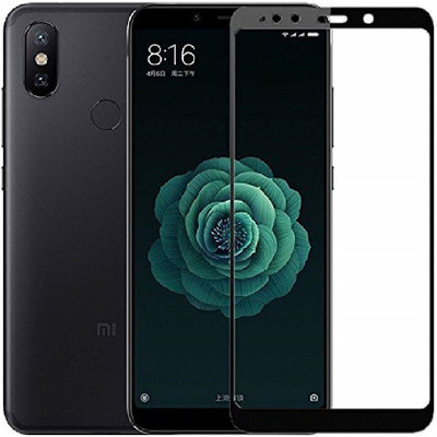 DSCASE Edge To Edge Tempered Glass for Mi A2(Pack of 1)
