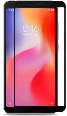 LIKEDESIGN Edge To Edge Tempered Glass for Mi Redmi 6A(Pack of 1)
