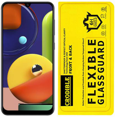 CRodible Front and Back Screen Guard for Samsung Galaxy A50s(Pack of 1)
