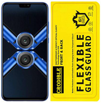 CRodible Front and Back Screen Guard for Honor 8X(Pack of 1)