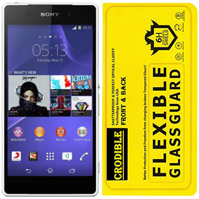 CRodible Front and Back Screen Guard for Sony Xperia Z2(Pack of 1)
