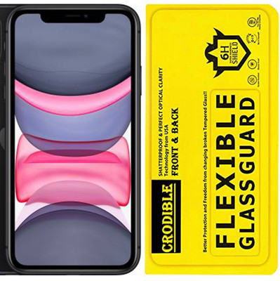 CRodible Front and Back Screen Guard for Apple iPhone 11(Pack of 1)