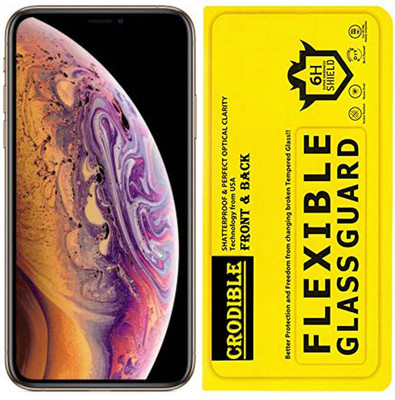 CRodible Front and Back Screen Guard for Apple iPhone XS(Pack of 1)