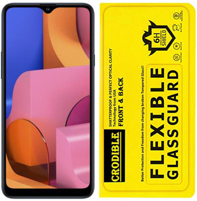 CRodible Front and Back Screen Guard for Samsung Galaxy A20s(Pack of 1)
