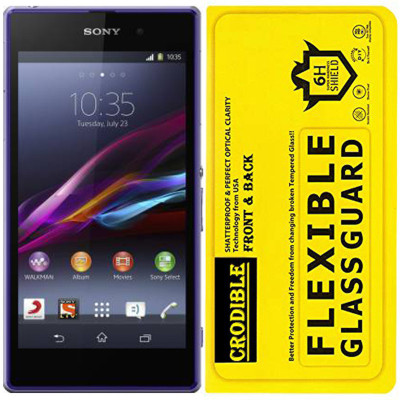 CRodible Front and Back Screen Guard for Sony Xperia Z1(Pack of 1)