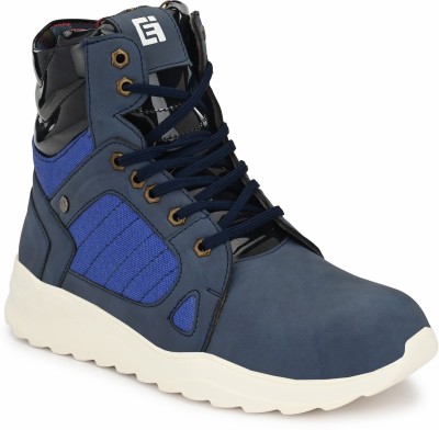 EEGO ITALY High-Tops Boots For Men(Blue)