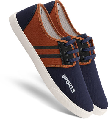 Chevit 171 Smart Tan Lace-Ups Casuals for Men Sneakers For Men(Tan)