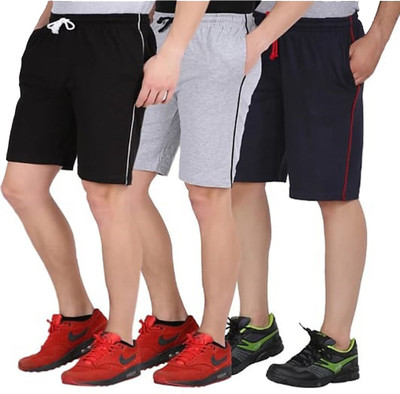 NAUGHTY MEN Solid Men Multicolor Casual Shorts