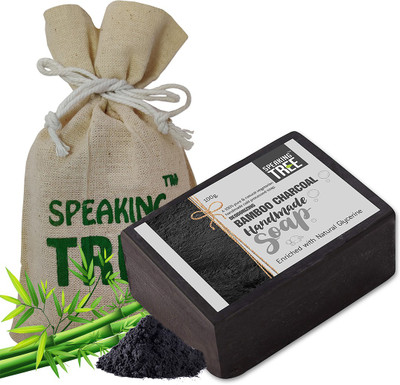 Speaking tree Deodorizing Bamboo Charcoal Handmade Soap - 100 gms(100 g)