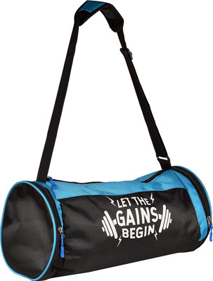 Snipper Stylish Let The Gain Begin Gym Bag(Blue, Kit Bag)